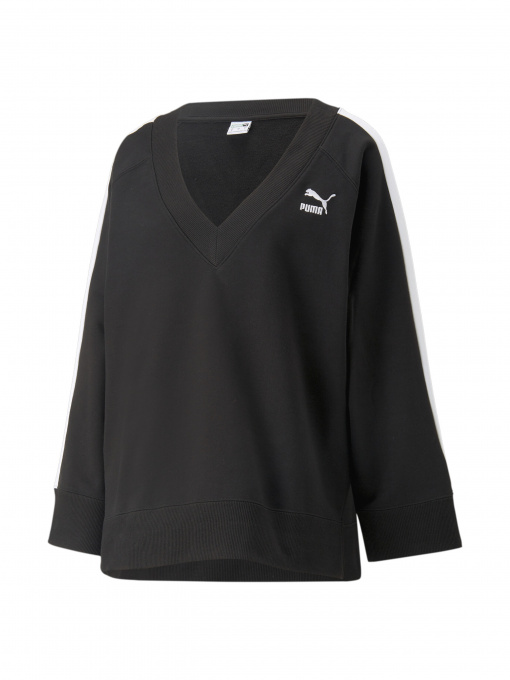 Світшот PUMA T7 V-neck Sweatshirt модель 539504 Фото