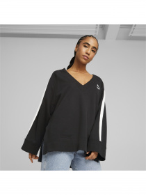 Світшот PUMA T7 V-neck Sweatshirt модель 539504 Фото