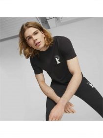 Спортивная футболка PUMA Squad Graphic Tee модель 676783 Спортивная футболка PUMA Squad Graphic Tee модель 676783 Фото