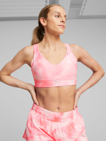 Топ спортивный PUMA Run Aop Ultraform Bra модель 524151 Фото