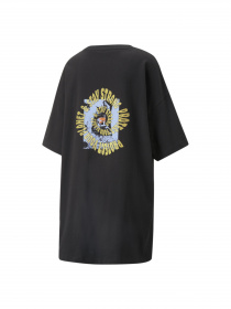 Платье-футболка PUMA DOWNTOWN Graphic Tee Dress модель 538376 Фото