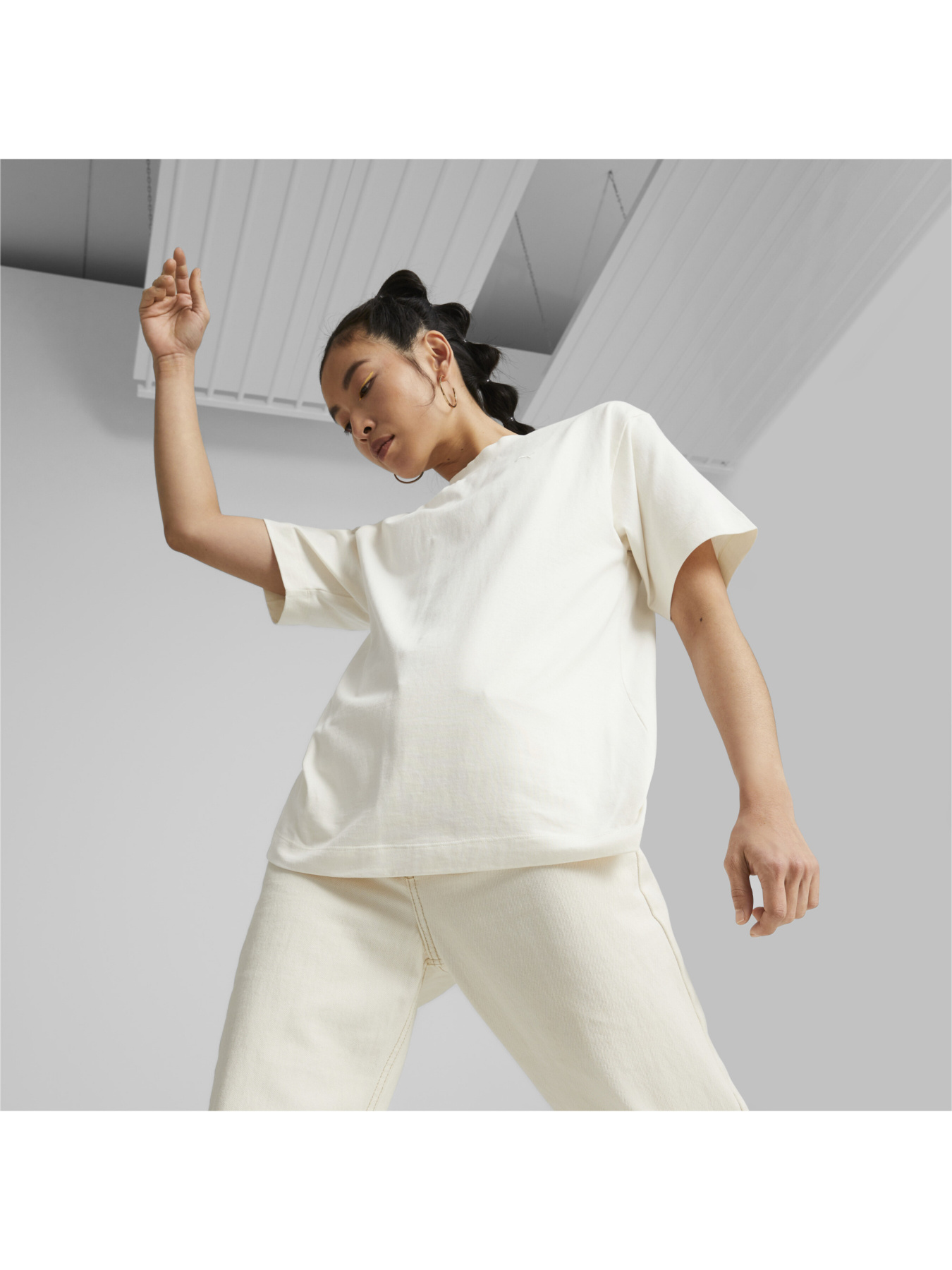 Футболка PUMA Yona Sunpō Mock Neck Tee модель 537977 Фото