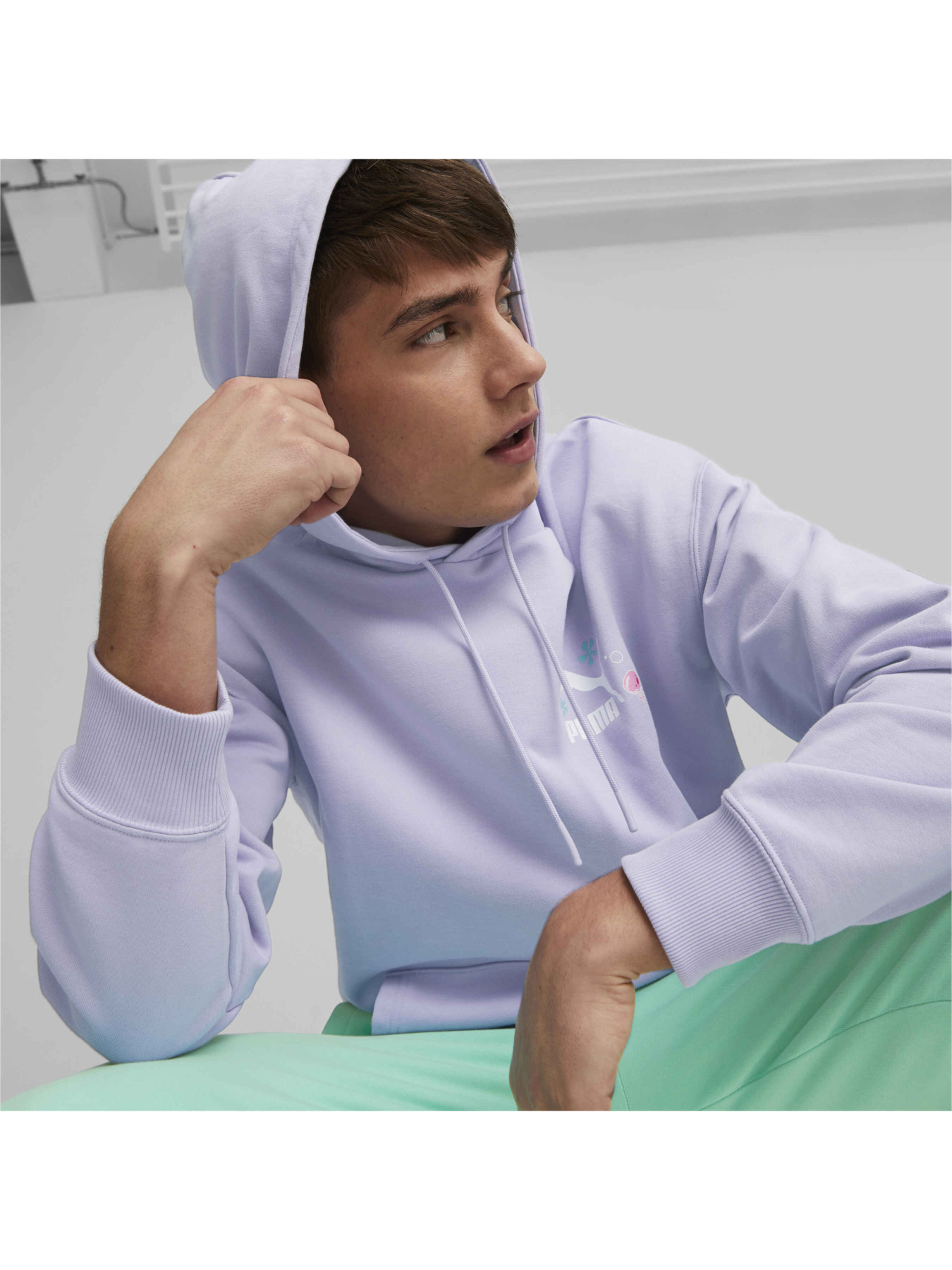 Худи PUMA x Spongebob Hoodie модель 538960 Фото