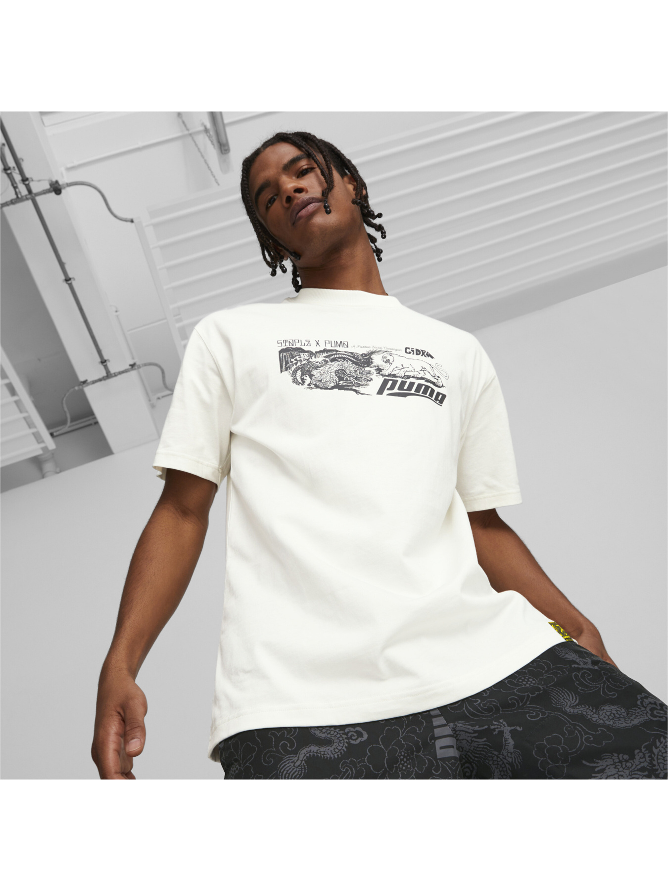 Футболка PUMA x Staple Graphic Tee модель 539935 Фото