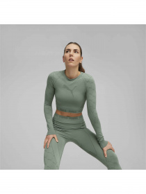 Топ спортивний PUMA Evoknit Longsleeve Tee модель 673092 Фото