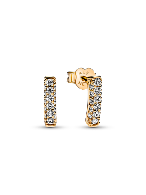 Серьги-гвоздики PANDORA Moments модель 262626C01 Фото