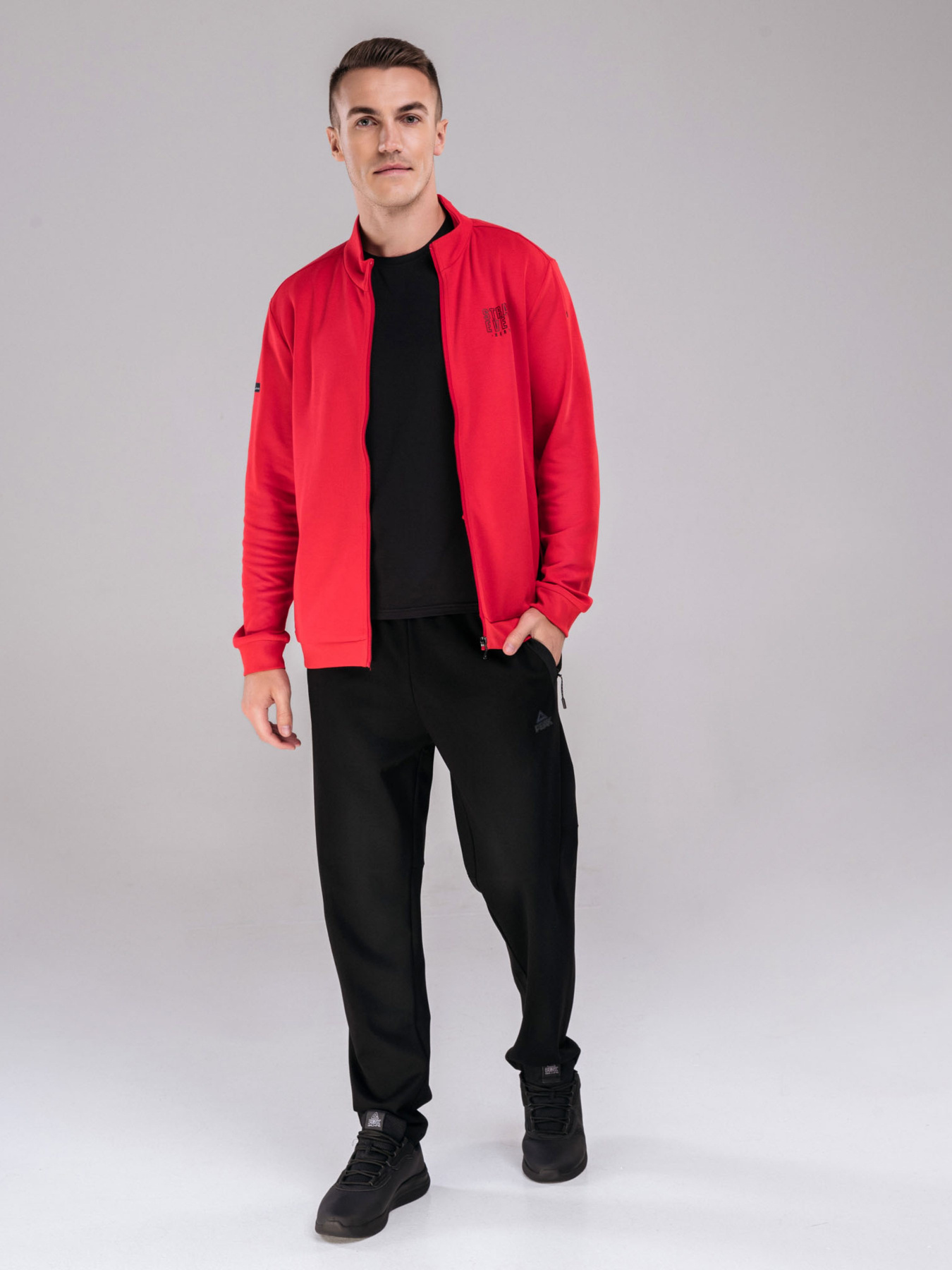 Спортивна кофта Peak модель FA01047-RED Фото