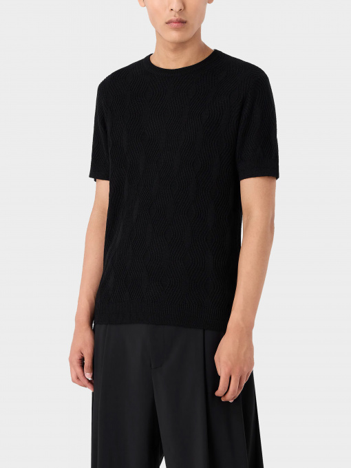 Футболкалар мен поло жейделер Emporio Armani үлгі 6R1MY4-1MFDZ-0999 Фото