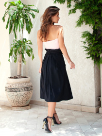 Юбка миди ISSA Plus модель 13583_black Фото