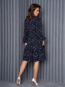 Сукня міні ISSA Plus модель 14156_blue Фото