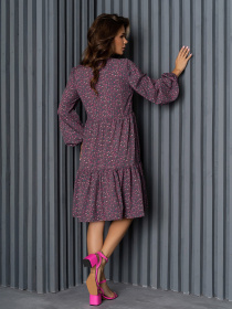 Сукня міні ISSA Plus модель 14157_multicolor Фото