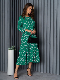 Сукня міді ISSA Plus модель 14165_green Фото