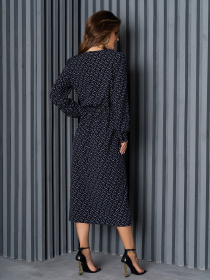 Сукня міді ISSA Plus модель 14168_darkblue Фото