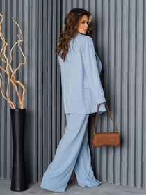 Повседневный костюм ISSA Plus модель 14178_blue Фото