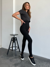 Легінси ISSA Plus модель 14200_черный Легінси ISSA Plus модель 14200_черный Фото