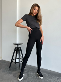 Леггинсы ISSA Plus модель 14200_черный Леггинсы ISSA Plus модель 14200_черный Фото