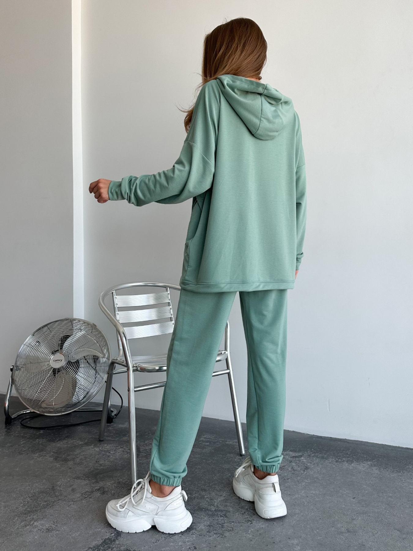 Спортивний костюм ISSA Plus модель SA-491_green Фото