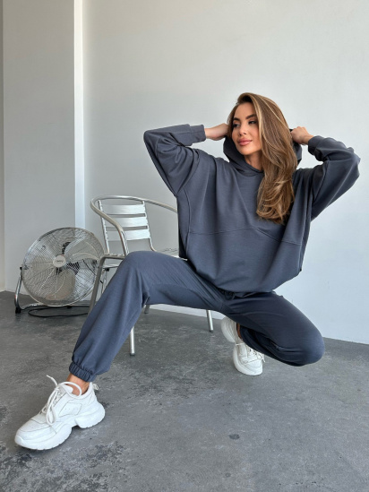 Спортивний костюм ISSA Plus модель SA-491_grey — фото - INTERTOP