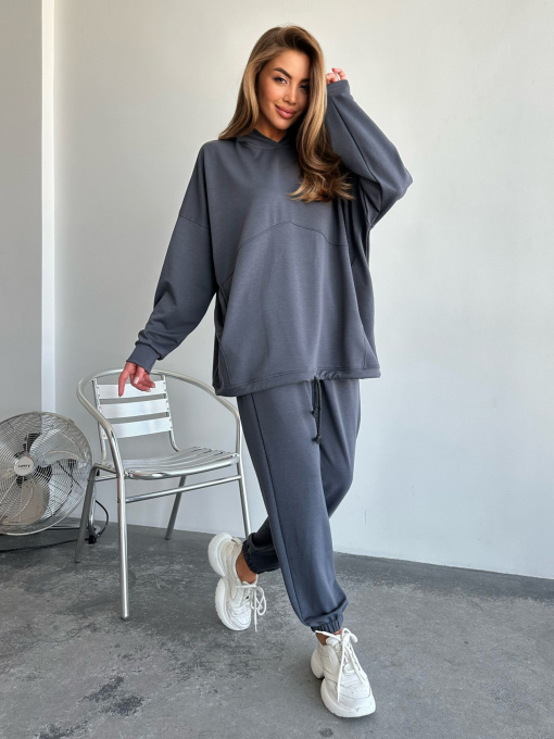 Спортивный костюм ISSA Plus модель SA-491_grey Фото