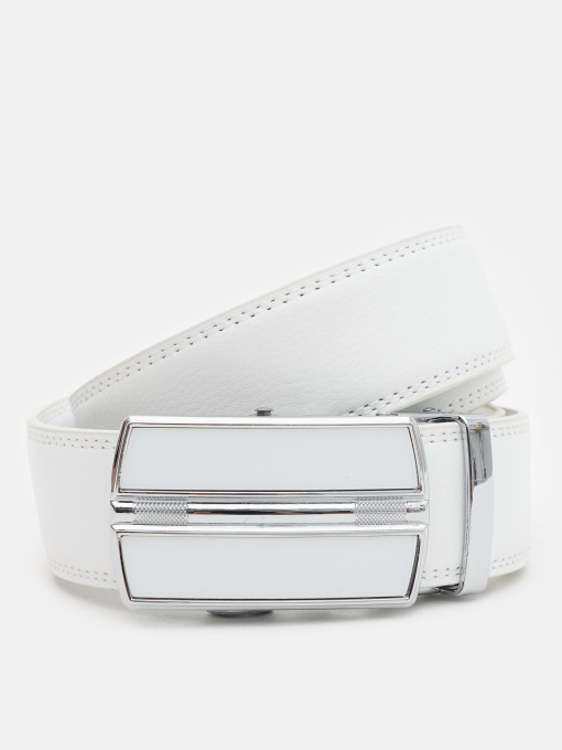 Ремень Borsa Leather модель V1GKX04w-white Фото