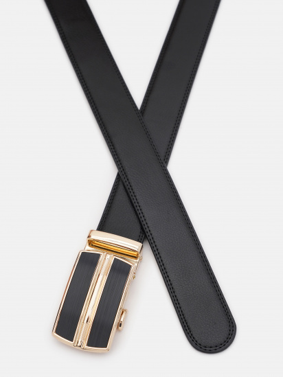 Ремінь Borsa Leather модель V1GKX04g-black — фото - INTERTOP