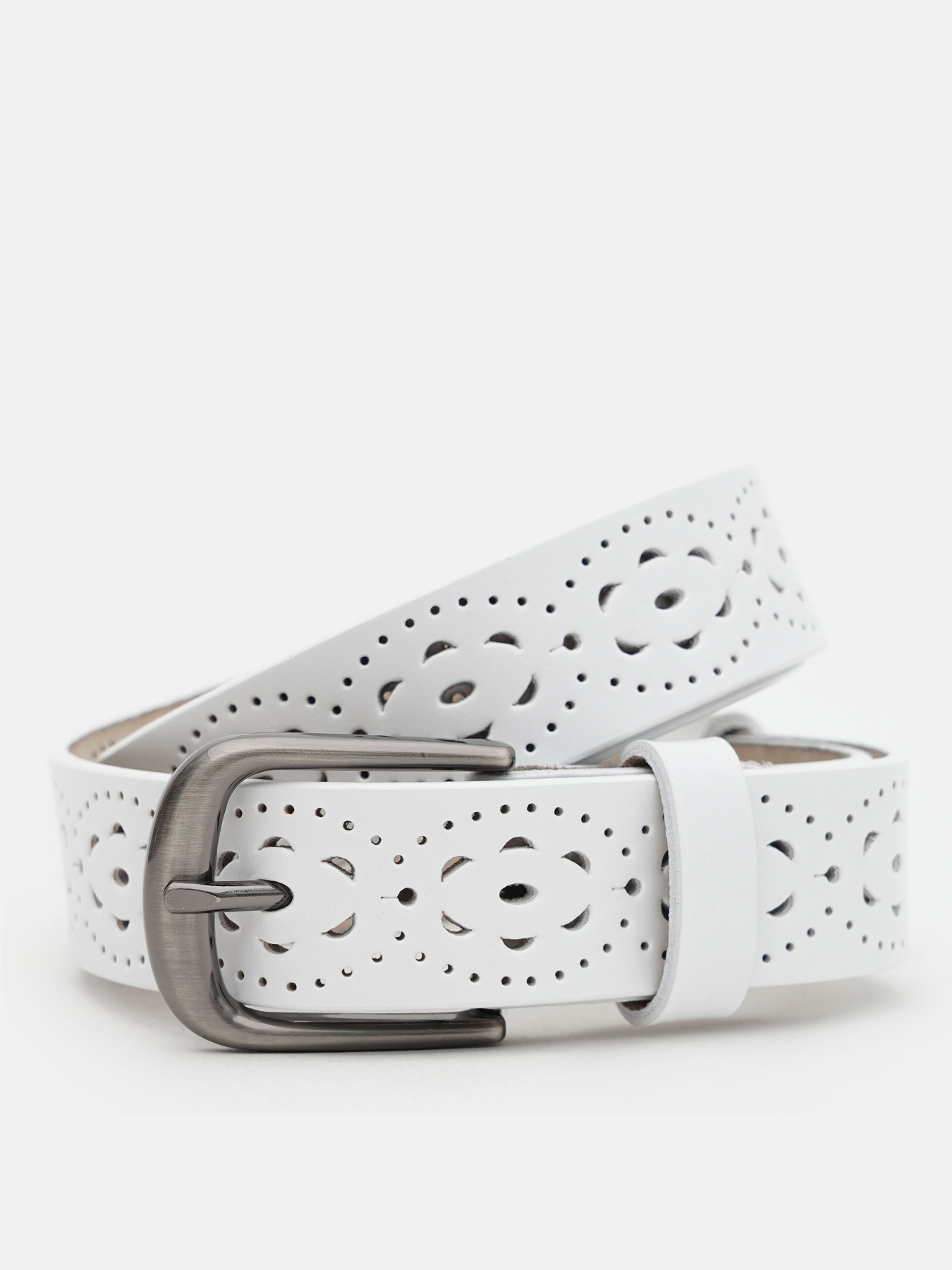 Ремінь Borsa Leather модель CV1ZK-040w-white Фото