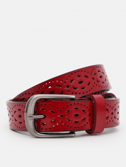 Ремінь Borsa Leather модель CV1ZK-040r-red - фото