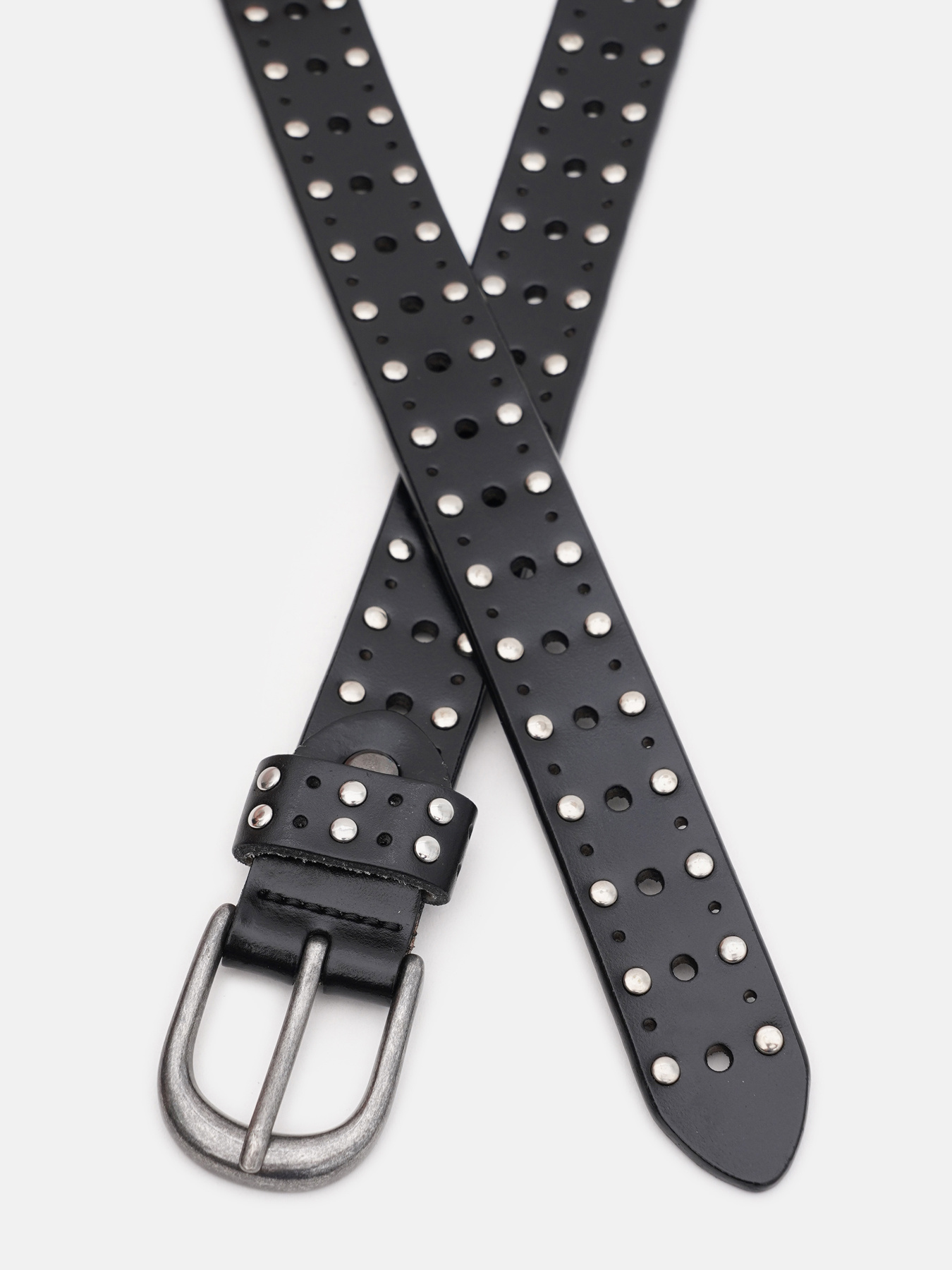 Ремінь Borsa Leather модель CV1zK-098bl-black Фото