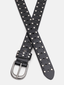 Ремінь Borsa Leather модель CV1zK-098bl-black Фото