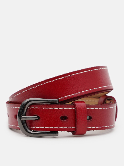 Ремінь Borsa Leather модель CV1ZK-007r-red Фото
