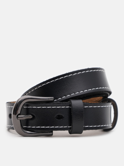 Ремень Borsa Leather модель CV1ZK-007bl-black Фото