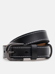 Ремінь Borsa Leather модель CV1ZK-007bl-black Фото
