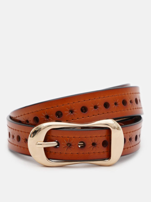 Ремінь Borsa Leather модель CV1ZK-019c-brown Фото