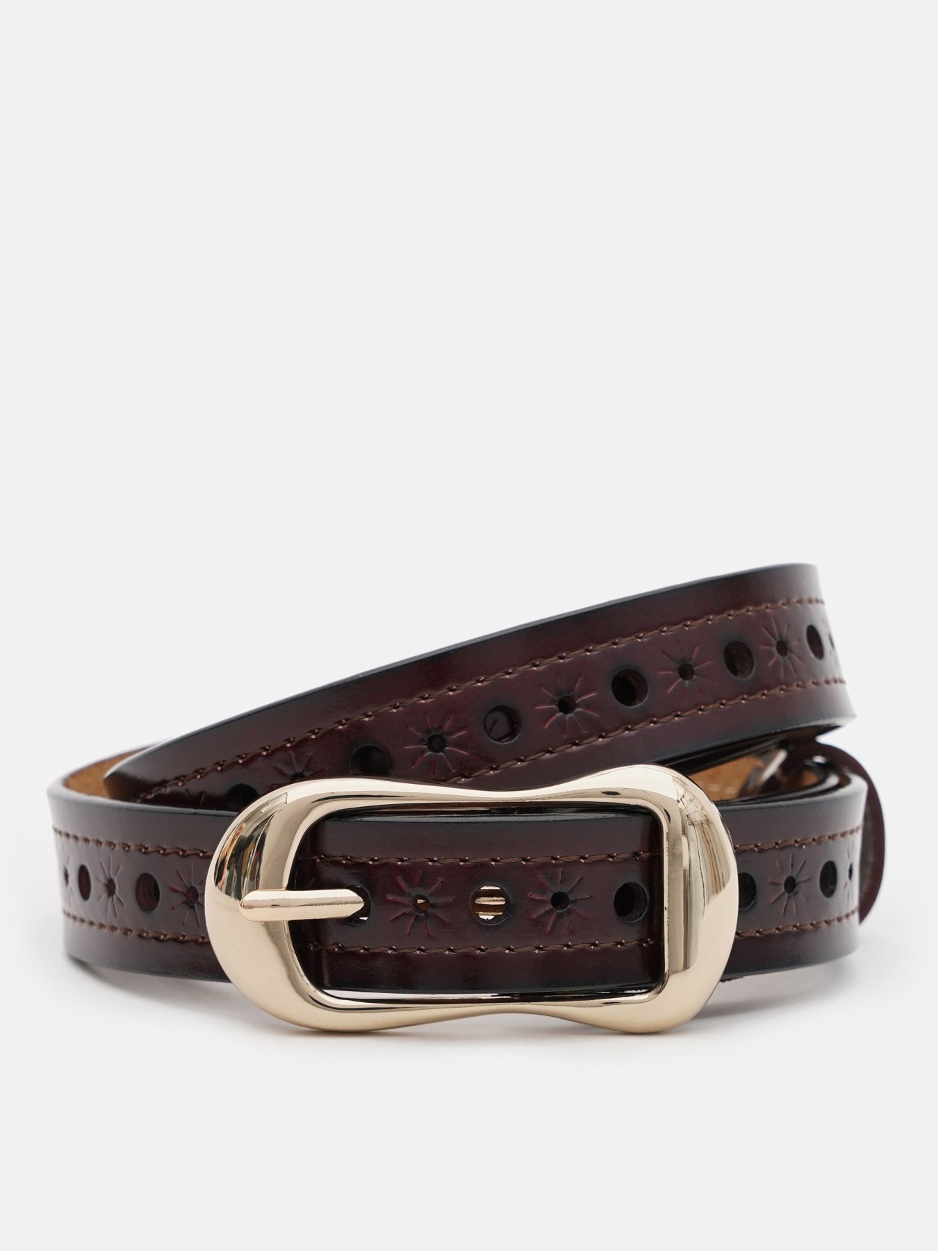 Ремінь Borsa Leather модель CV1ZK-019br-brown Фото