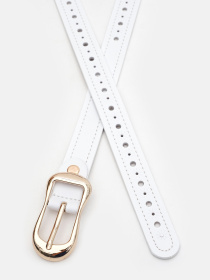 Ремінь Borsa Leather модель CV1ZK-019w-white Фото