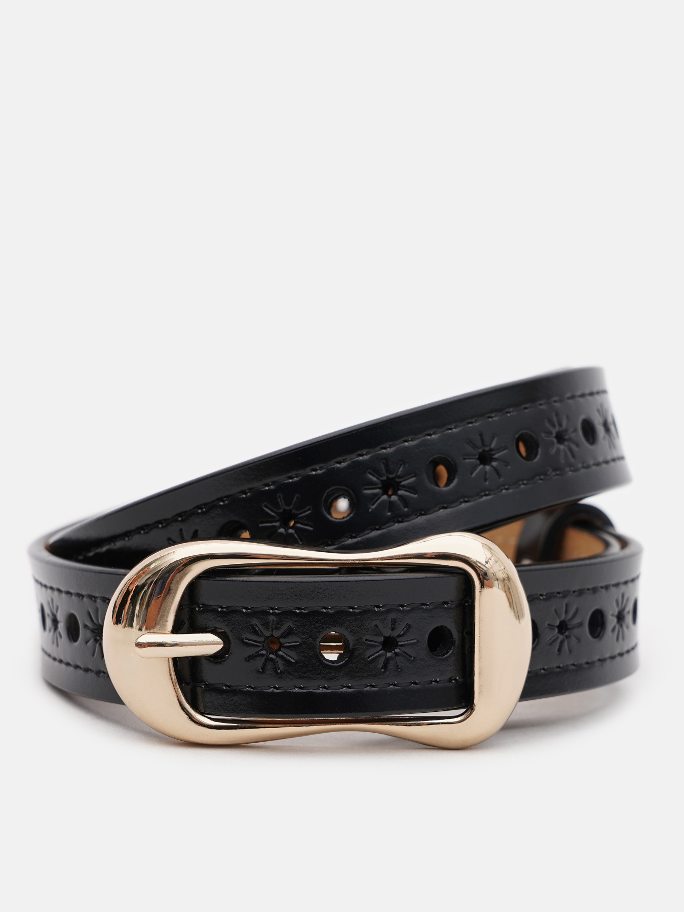 Ремінь Borsa Leather модель CV1ZK-019bl-black Фото