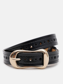 Ремінь Borsa Leather модель CV1ZK-019bl-black Фото