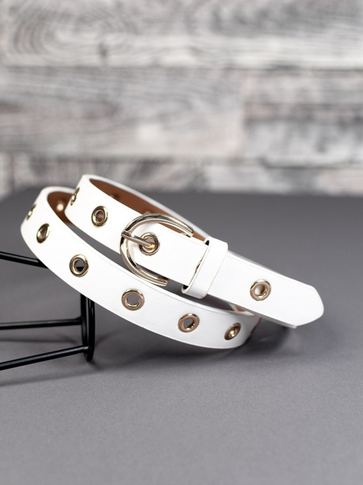 Ремень ISSA Plus модель R1-52_white Фото