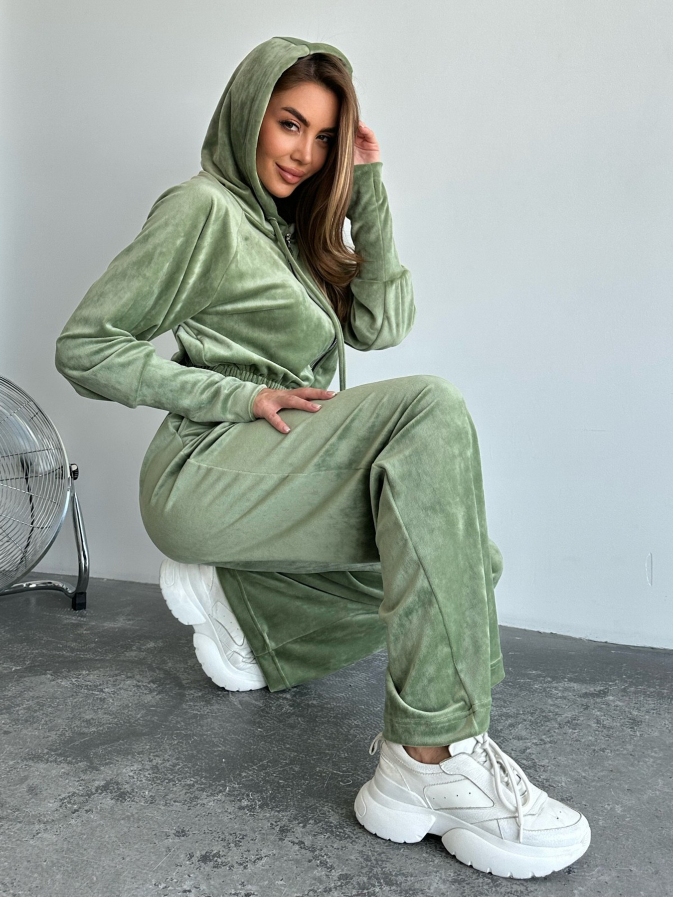 Спортивный костюм ISSA Plus модель SA-479_khaki Фото