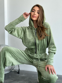 Спортивний костюм ISSA Plus модель SA-479_khaki Спортивний костюм ISSA Plus модель SA-479_khaki Фото