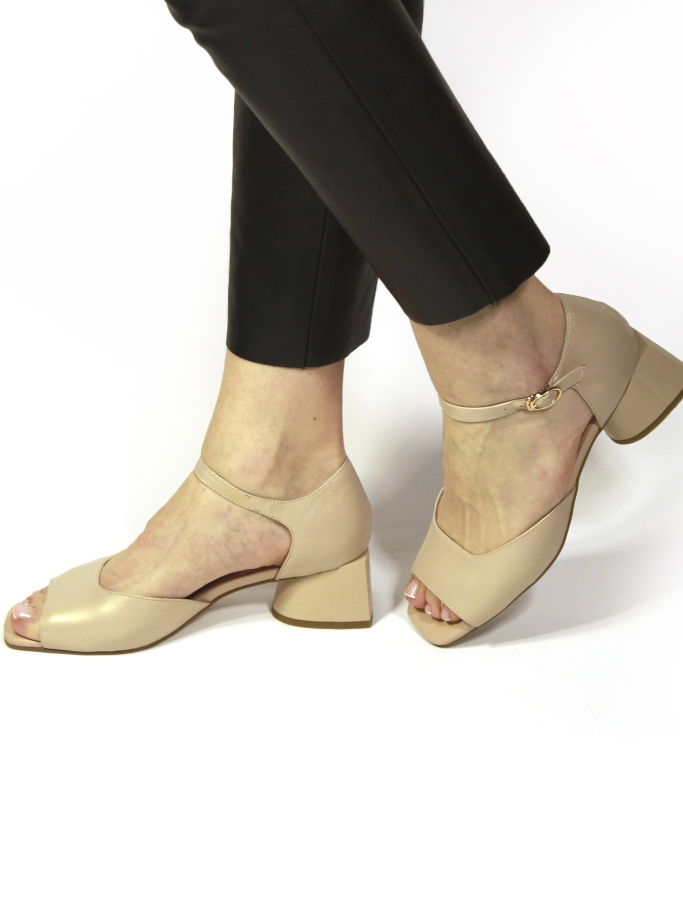 Босоніжки It-girl модель Y3699J763-5805AL-beige Фото