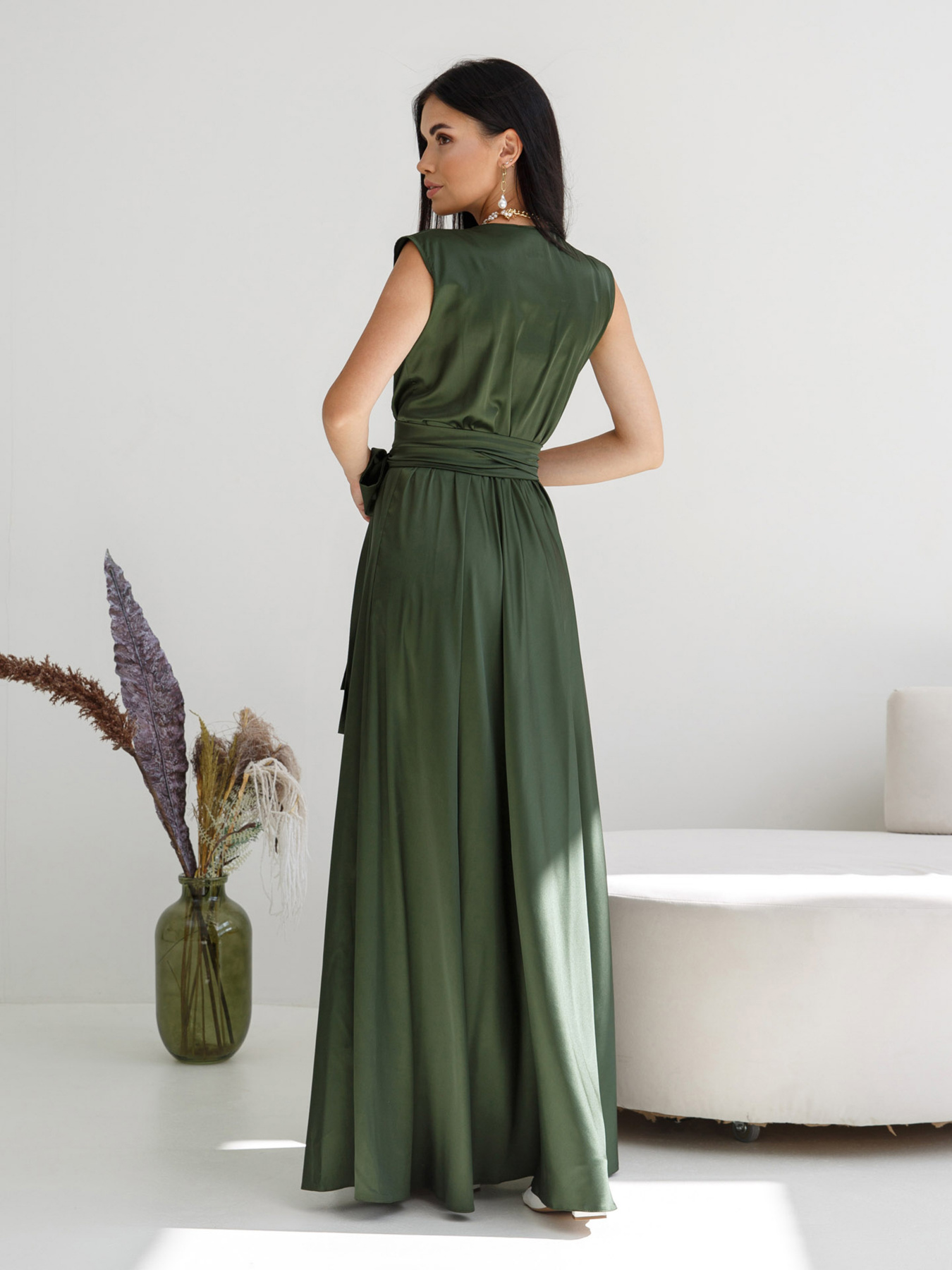 Платье макси Jadone Fashion модель Furor_kchaki Фото