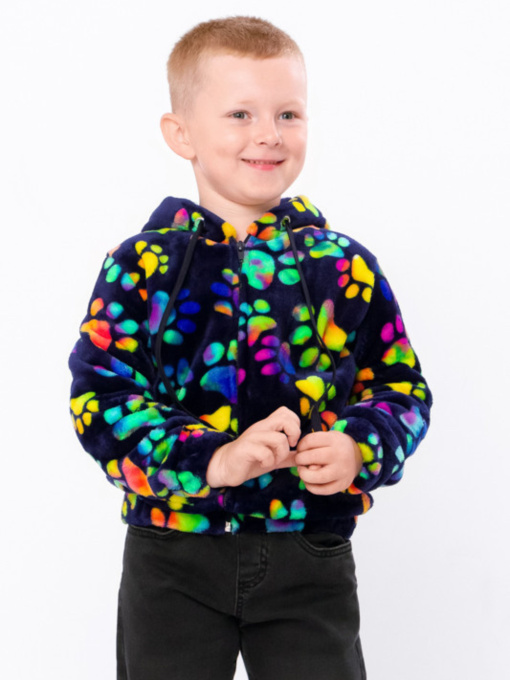 Кофта Носи своє модель 6071-035-4-chornilxno-sinj-lapki Фото