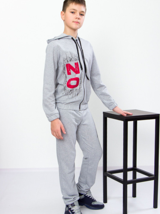 Спортивный костюм Носи своє модель 6173-057-33-srij-chervonij Фото