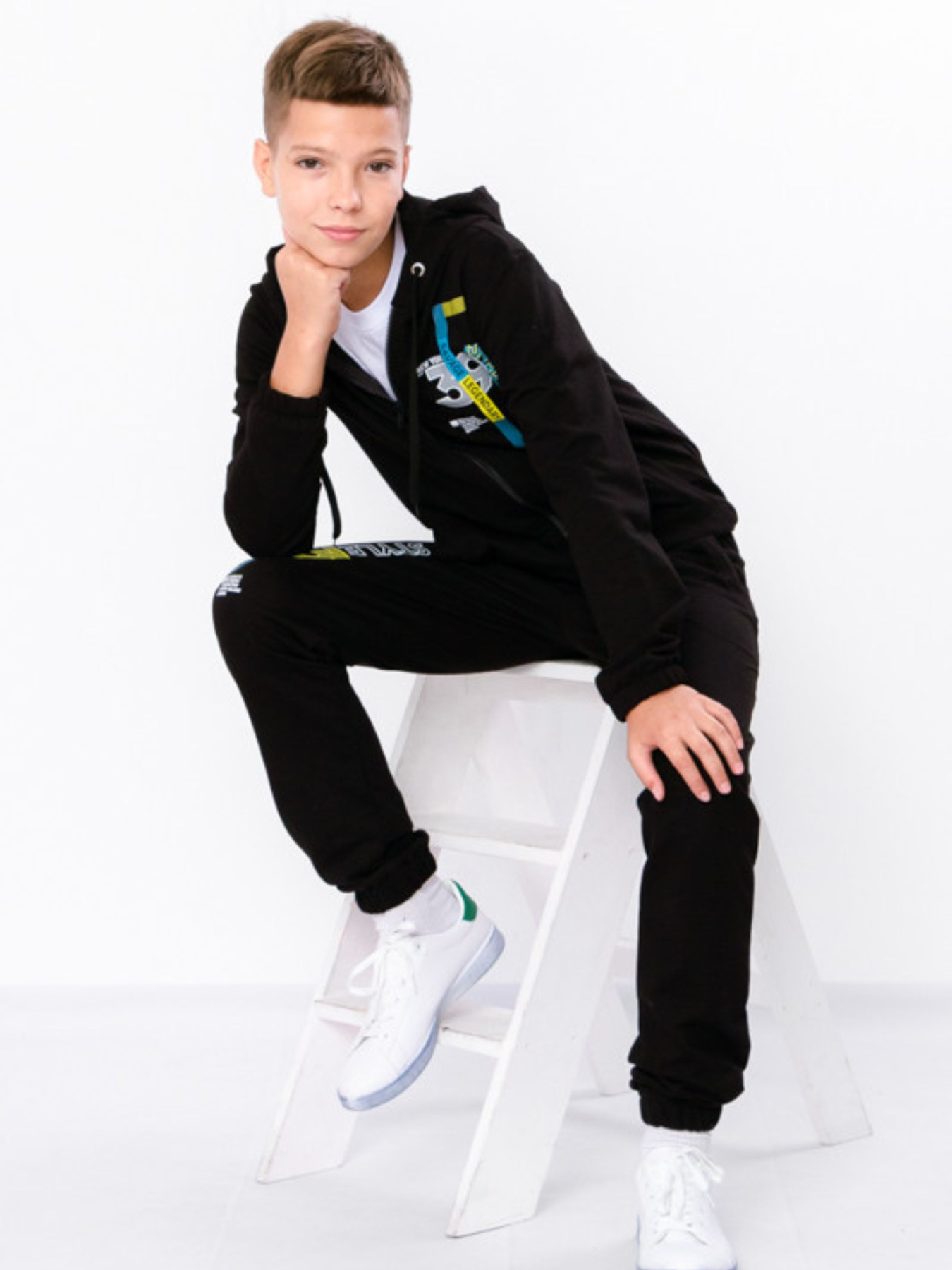 Спортивный костюм Носи своє модель 6173-057-33-chornij Спортивный костюм Носи своє модель 6173-057-33-chornij Фото