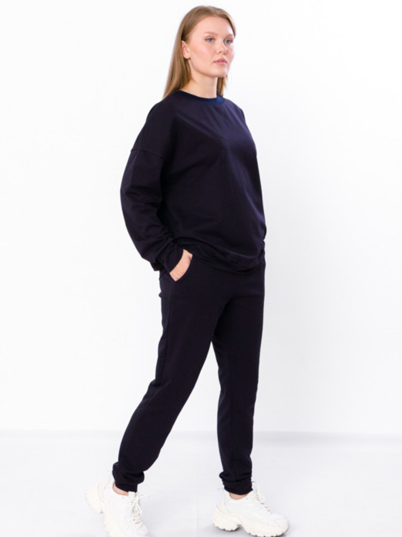 Спортивный костюм Носи своє модель 8359-057-chornilxno-sinj Фото