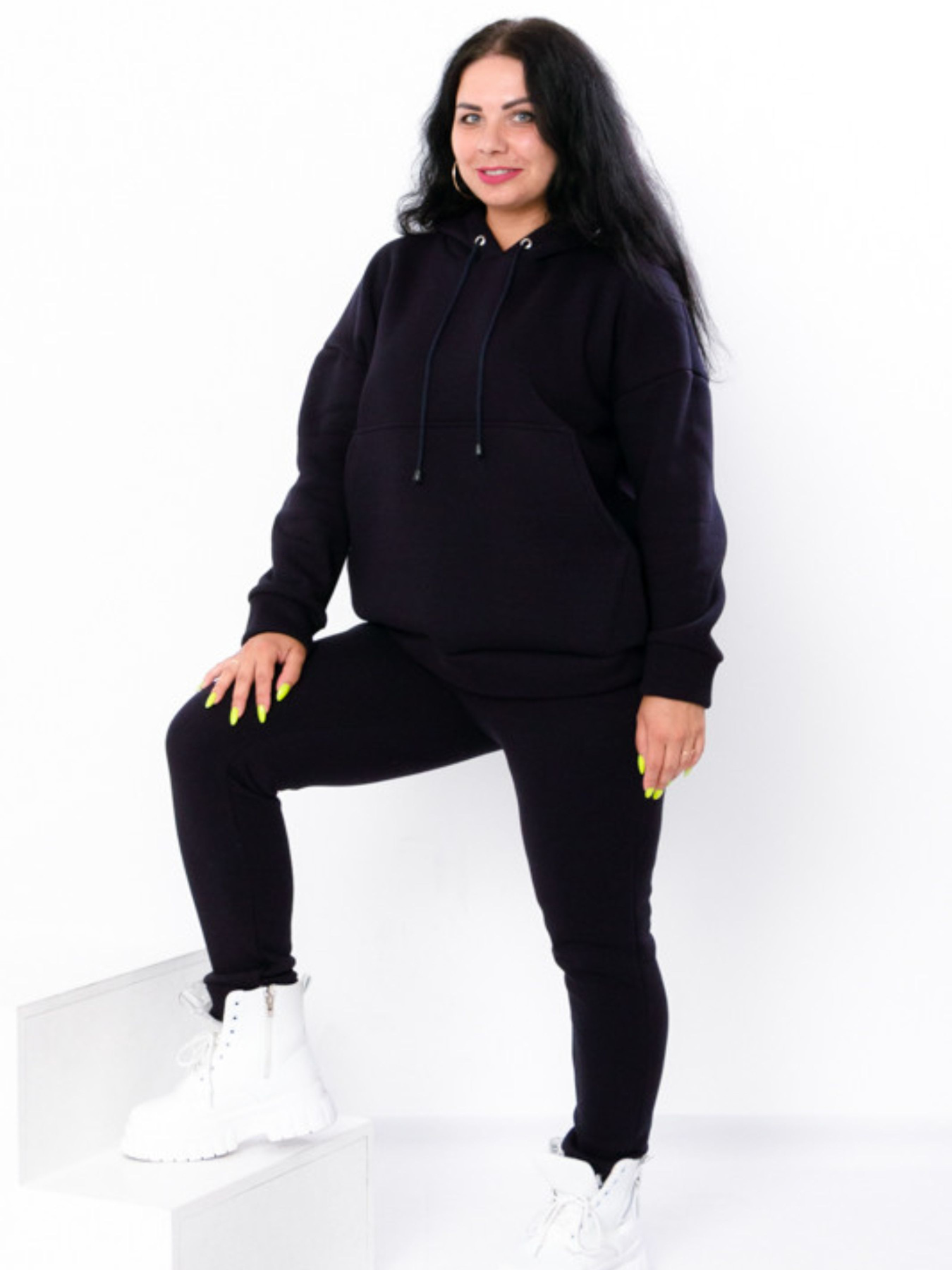 Спортивный костюм Носи своє модель 8362-025-chornilxno-sinj Фото