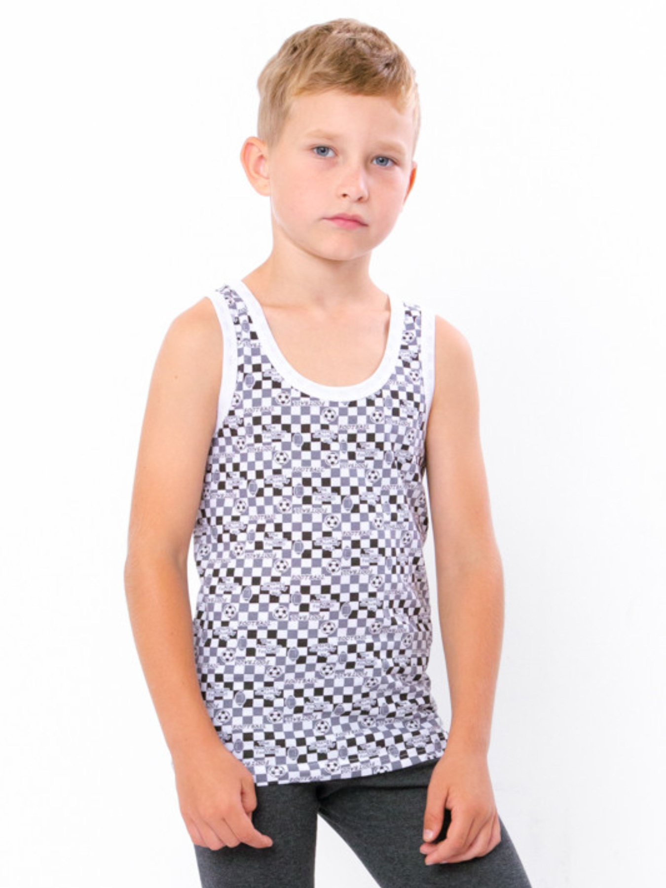 Майка для дома Носи своє модель 6072-002-4-m-qch-kvadrat-srij Майка для дома Носи своє модель 6072-002-4-m-qch-kvadrat-srij Фото