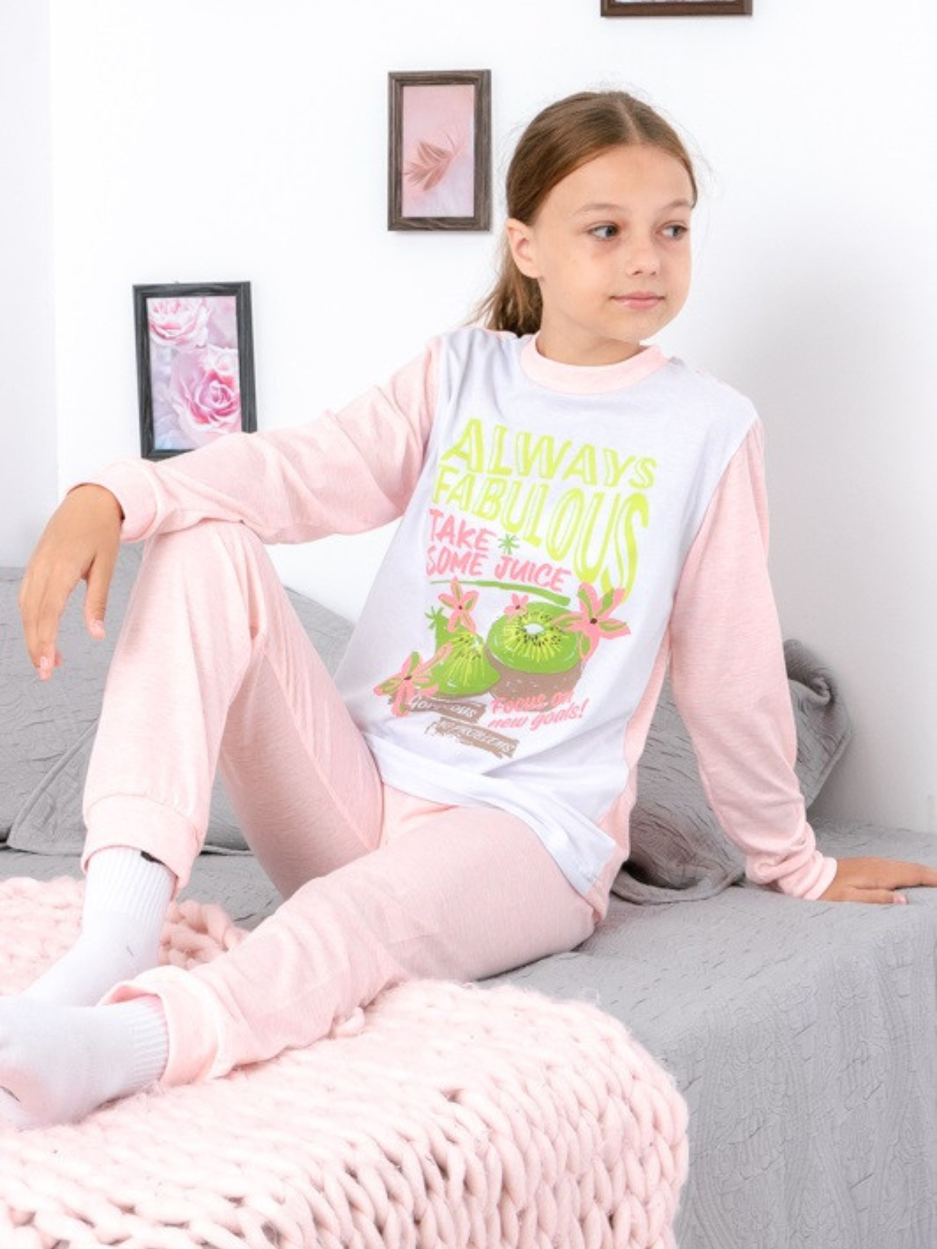 Піжама Носи своє модель 6076-001-33-5-1-persikovij-melanzh-kv Фото