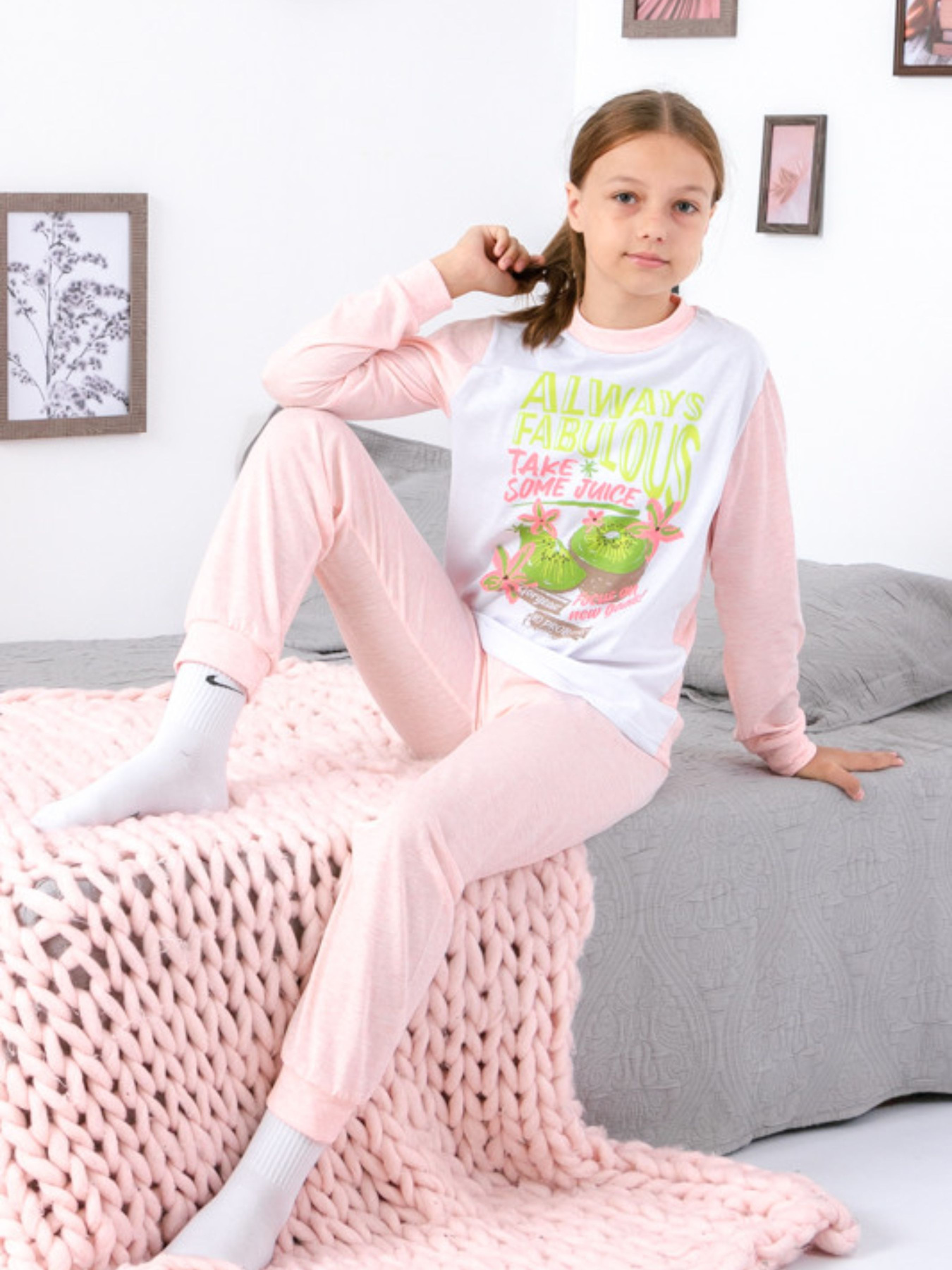 Піжама Носи своє модель 6076-001-33-5-1-persikovij-melanzh-kv Фото